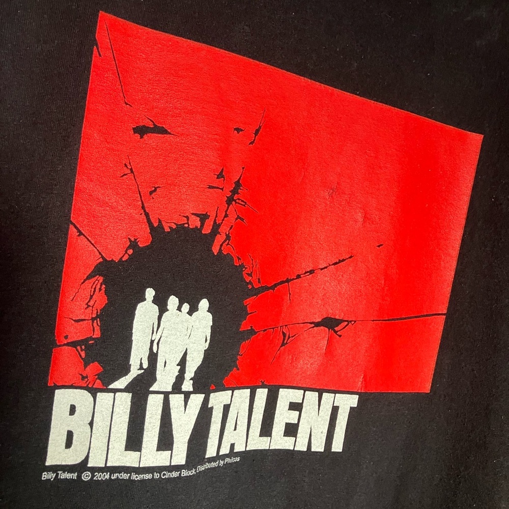 Vtg. 2004 Billy Talent album cover band t-shirt faded mens XL 00s Y2k - Picture 7 of 9